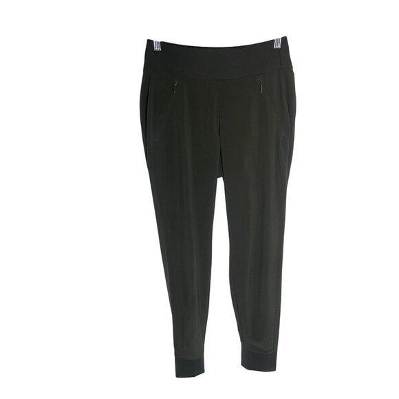 Athleta Soho Jogger Black Olive Pants-sz 0 - Picture 4 of 13